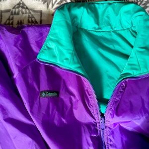 Vintage 90s Columbia Bomber Jacket *Reversible*